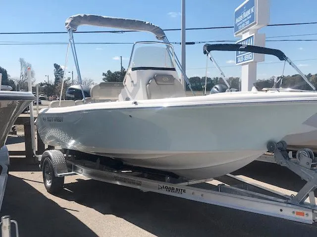The Image of 2026 Key West 189 FS boat on trailer, displayed outdoors. - 0