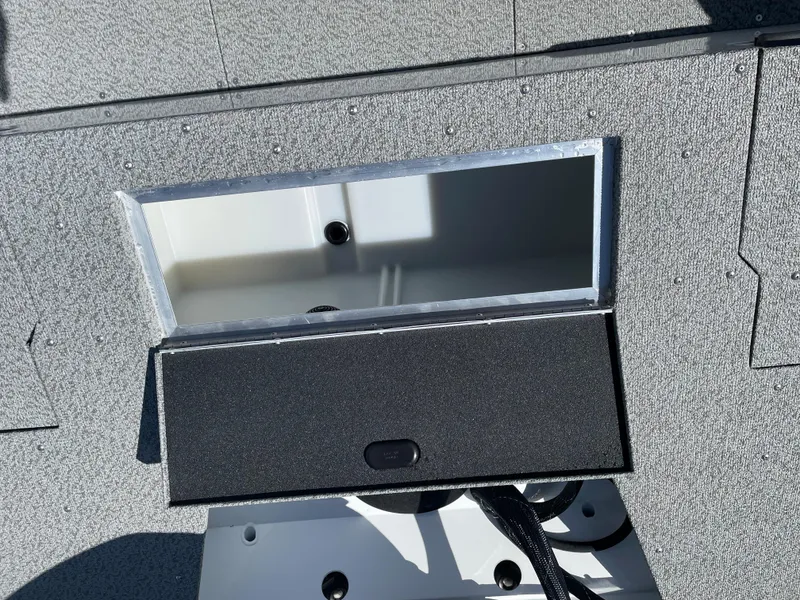 Slide: The Image of 2022 Crestliner 1700 Vision boat storage compartment. - 10