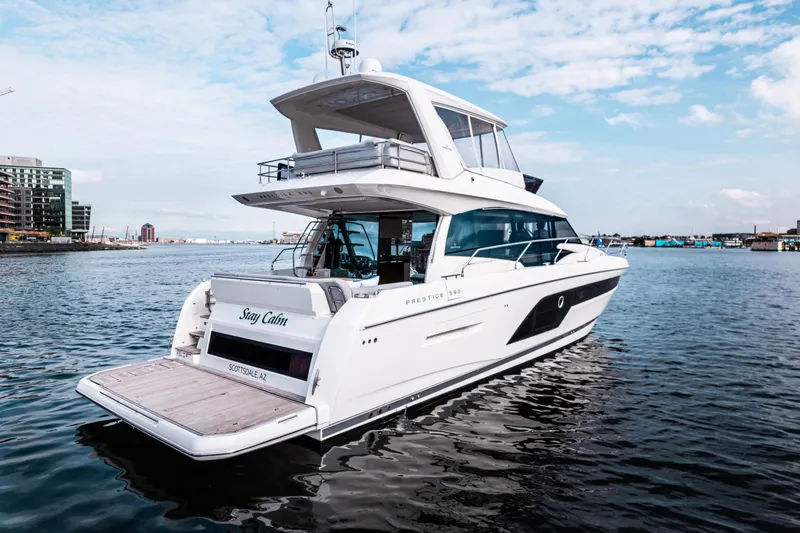 Slide: The Image of 2020 Prestige Yachts 590 Fly - 2