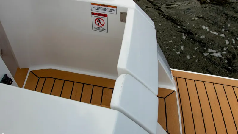 Slide: The Image of 2023 Alfastreet 21 Open boat deck with teak flooring. - 31