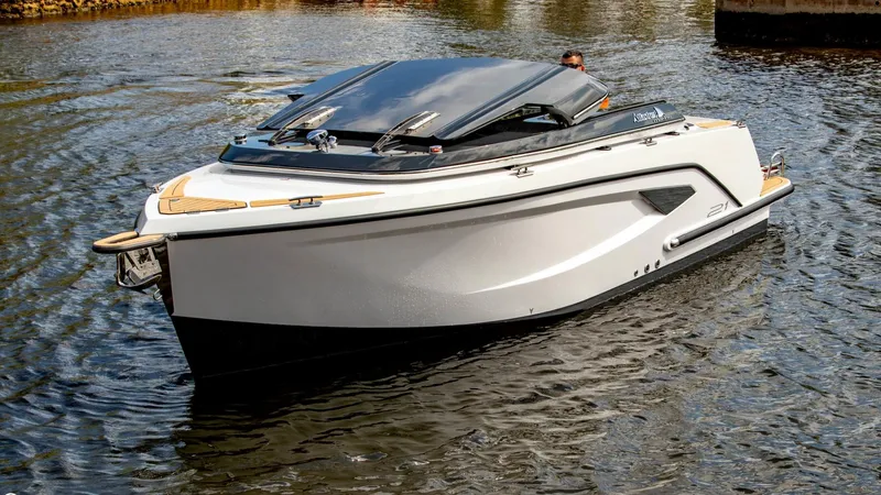 Slide: The Image of 2023 Alfastreet 21 Open boat on calm water. - 6