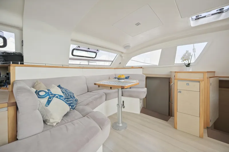 Slide: The Image of Spacious interior of 2016 Catana 42 yacht with cozy seating and modern design. - 27