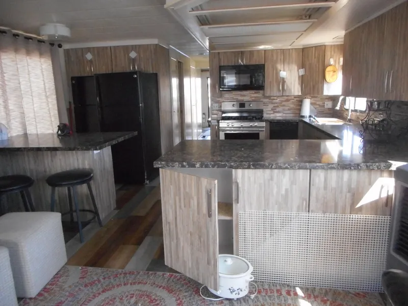 Slide: The Image of Modern kitchen interior in 2000 Stardust Cruisers Pure Enchantment Share #27 houseboat. - 10