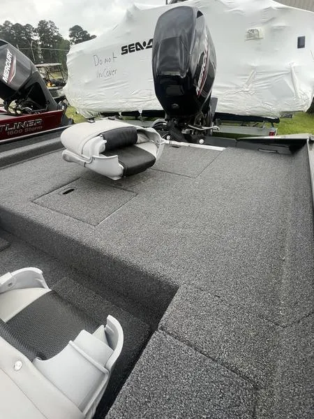 Slide: The Image of 2023 Crestliner 1700 Storm fishing boat with motor and seating. - 4