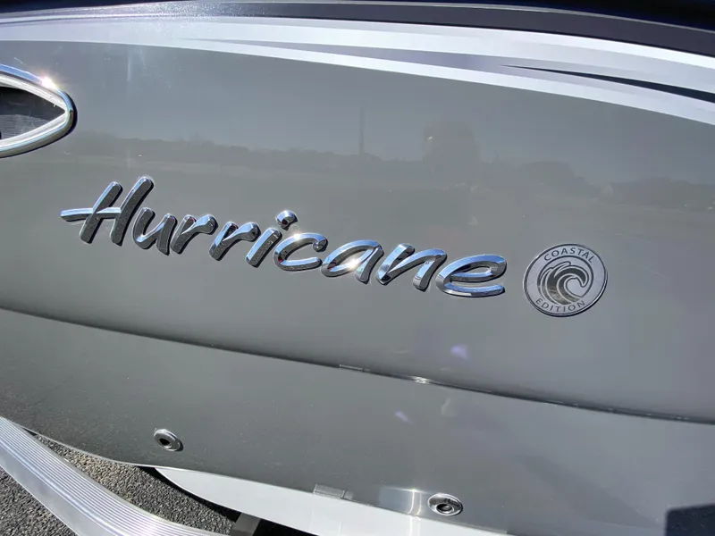 Slide: The Image of 2023 Hurricane SD2200 boat logo with coastal edition emblem. - 7