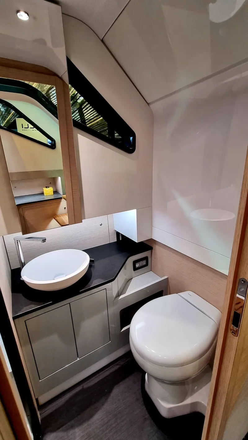 Slide: The Image of 2024 Zar Formenti Imagine 130 bathroom with modern sink and toilet. - 26