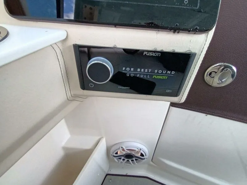 Slide: The Image of 2023 Regal LS9 Surf boat audio system with Fusion stereo and speaker. - 16