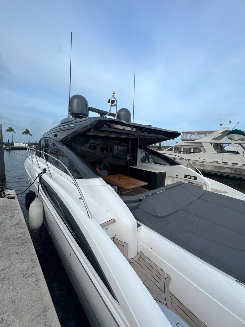 Slide: The Image of Cummins Onan marine generator display on a 2018 Princess V58 yacht. - 21