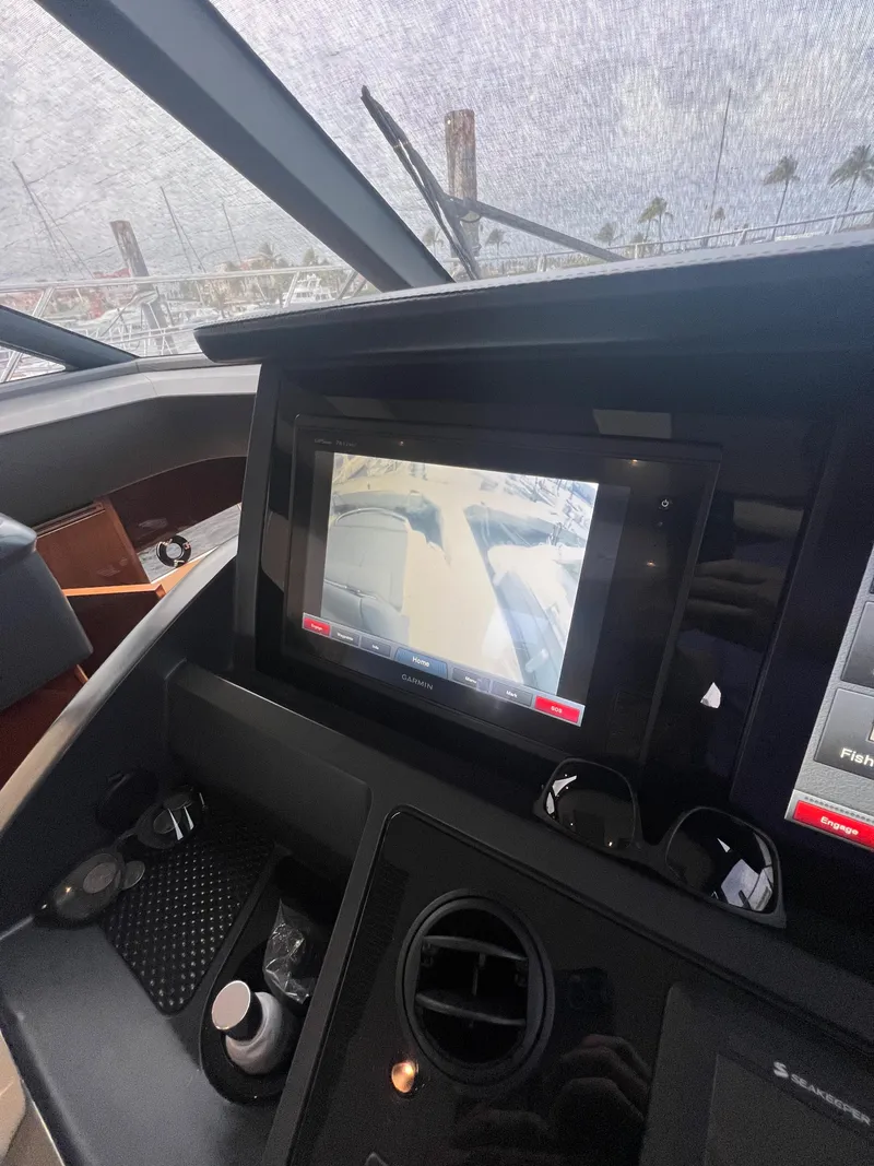 Slide: The Image of Dashboard of Princess V58 yacht, year 2018. - 48