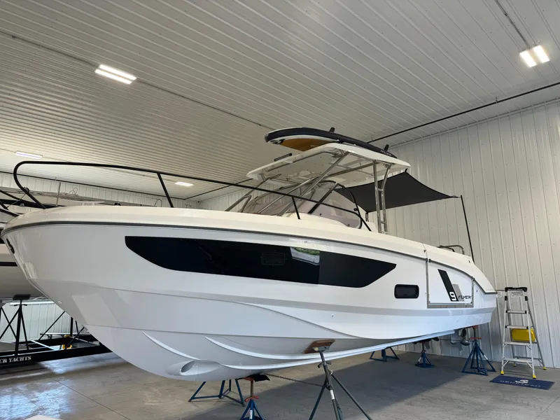 The Image of 2023 Beneteau Flyer 9 SUNdeck boat in indoor storage. - 0