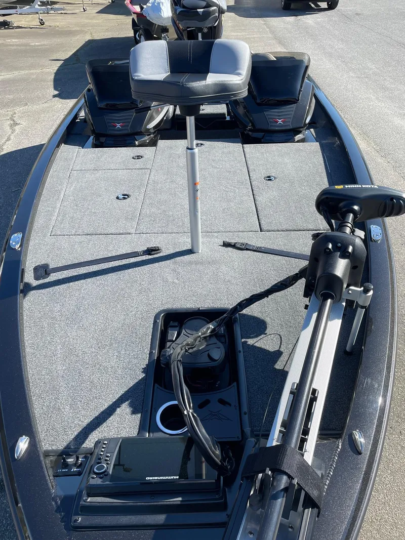 Slide: The Image of 2023 Vexus AVX 2080 fishing boat with trolling motor and seating. - 5