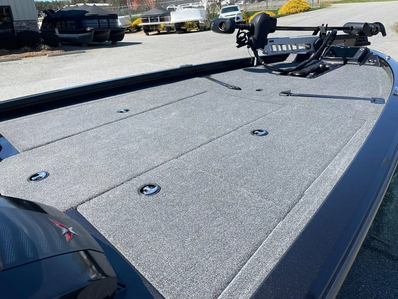 Slide: The Image of 2023 Vexus AVX 2080 fishing boat with spacious deck and mounted equipment. - 7