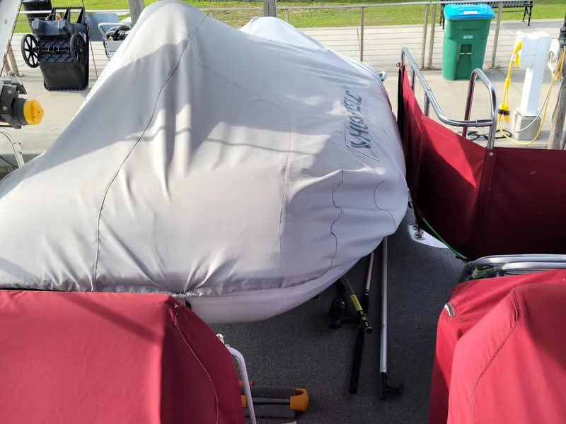 Slide: The Image of Dinghy Looking Aft from Fly Bridge - 14