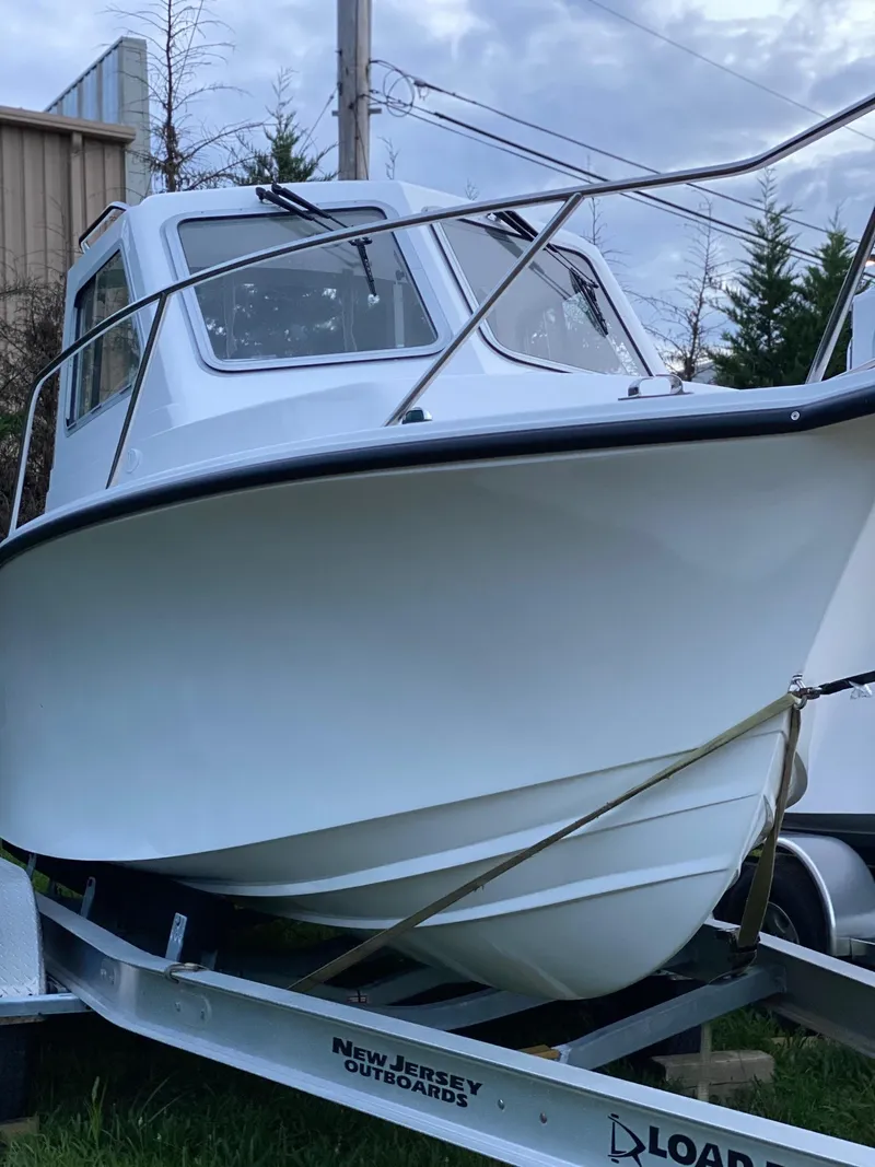 Slide: The Image of 2019 NorthCoast 215 HT boat on trailer, New Jersey Outdoors. - 12