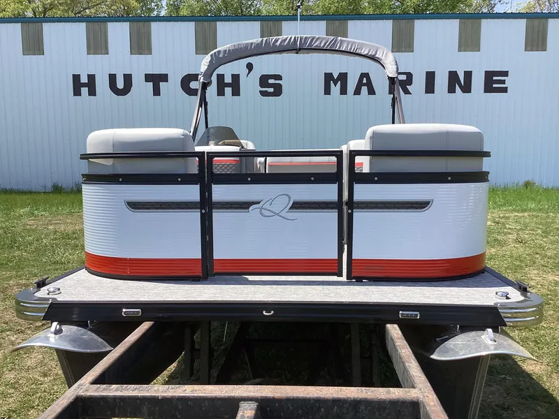 Slide: The Image of 2023 Qwest 820 Lanai L pontoon boat at Hutch's Marine. - 2