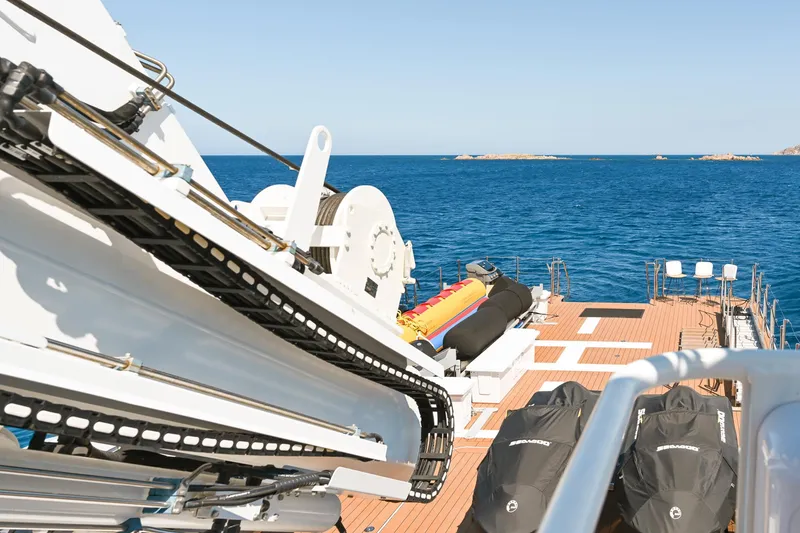 Slide: The Image of Damen YS 4508 yacht deck with ocean view, 2019 model. - 12