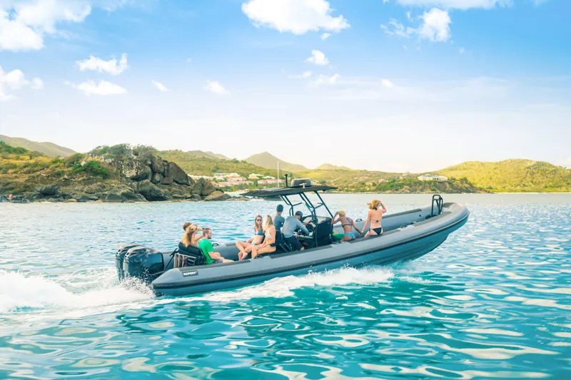 Slide: The Image of Damen YS 4508 boat 2019 on blue water with passengers. - 22