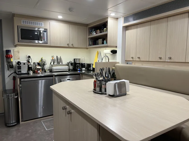 Slide: The Image of Modern kitchen on Damen YS 4508 yacht, year 2019. - 30