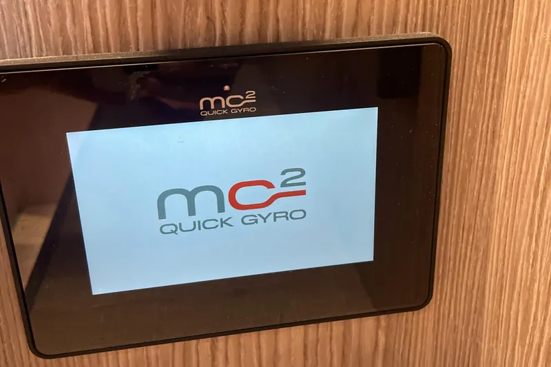 Slide: The Image of MC2 Quick Gyro control panel on 2023 Canados 431 Gladiator yacht. - 20