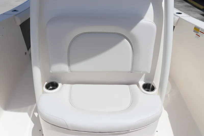 Slide: The Image of 2023 Sea Born SX239 Offshore boat seat with cup holders. - 27