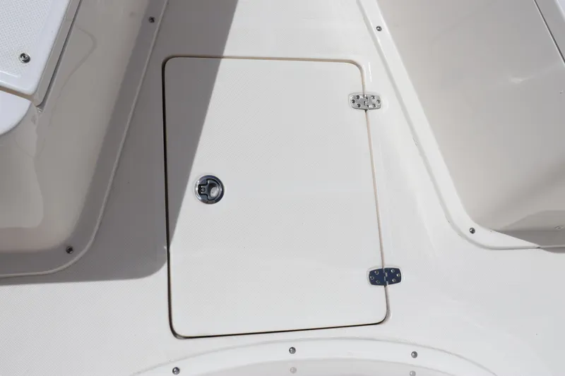 Slide: The Image of 2023 Sea Born SX239 Offshore storage compartment door. - 35