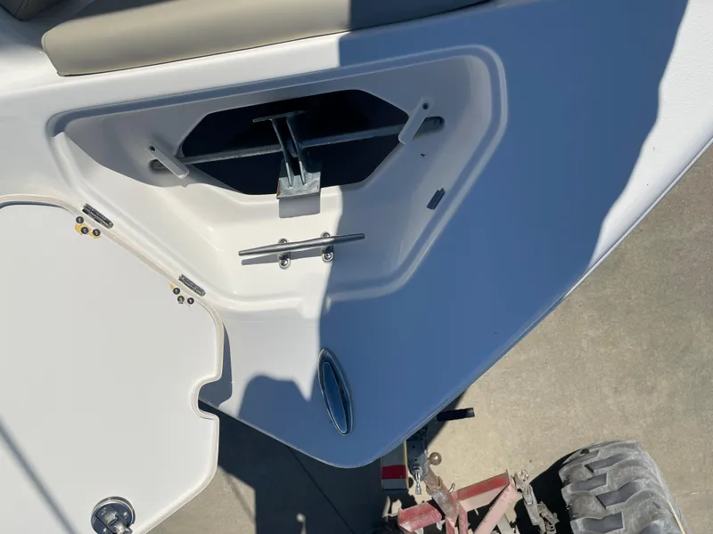 Slide: The Image of 2024 Key West 239 FS boat anchor storage compartment. - 15