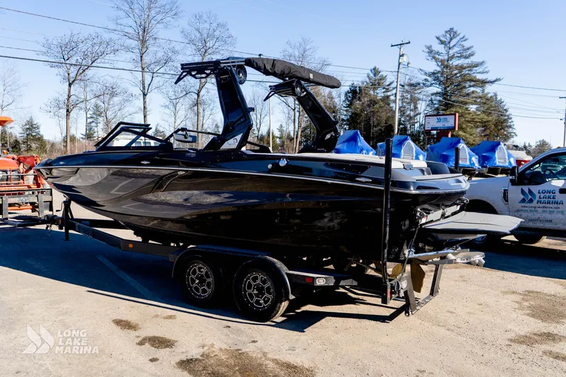 Slide: The Image of 2022 Centurion Fi23 boat on trailer at Long Lake Marina. - 3