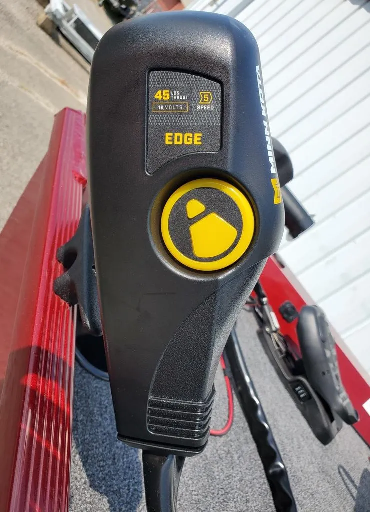 Slide: The Image of 2023 Lowe Skorpion 17 boat with Minn Kota Edge trolling motor. - 5