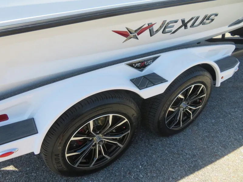Slide: The Image of 2023 Vexus VX20 boat trailer with dual black alloy wheels. - 11