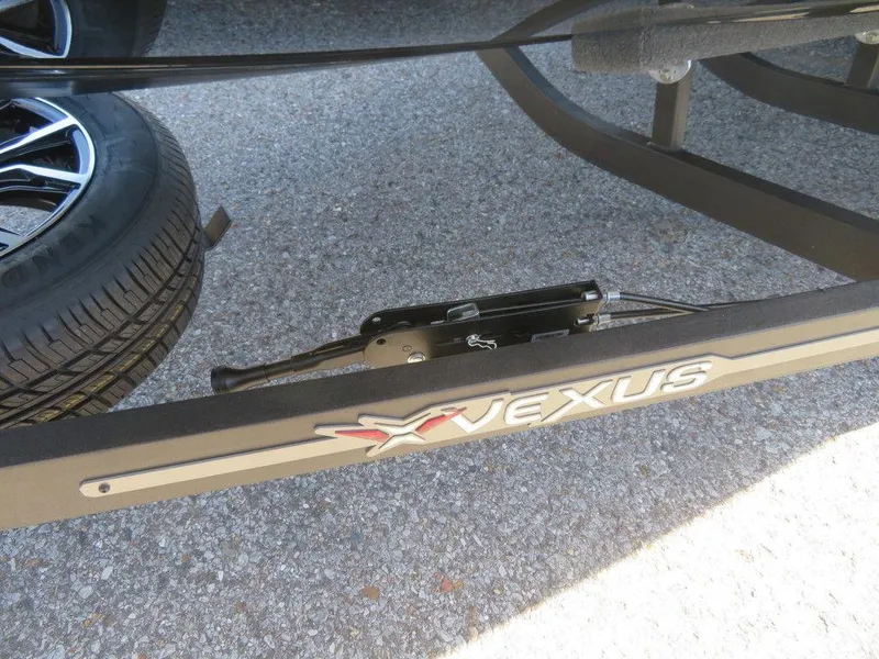 Slide: The Image of 2023 Vexus VX20 trailer hitch and tire detail. - 12