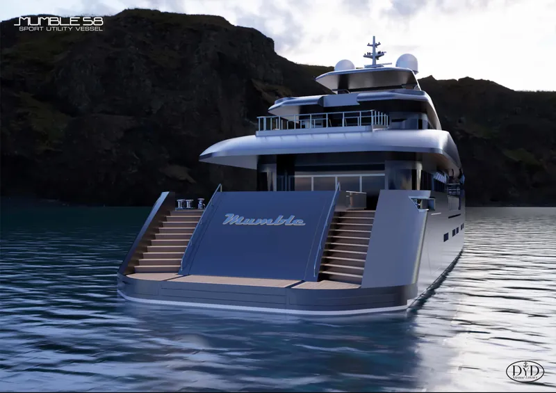 Slide: The Image of Luxury yacht "Mumble" by Franco Gnessi, 2025 model, in serene waters. - 5