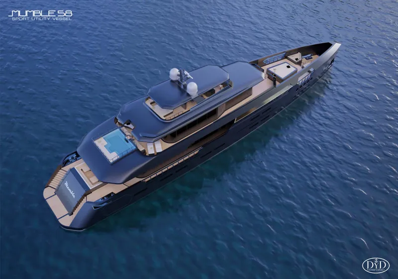 Slide: The Image of Luxurious 2025 Franco Gnessi DYD YH MUMBLE yacht on serene blue waters. - 7