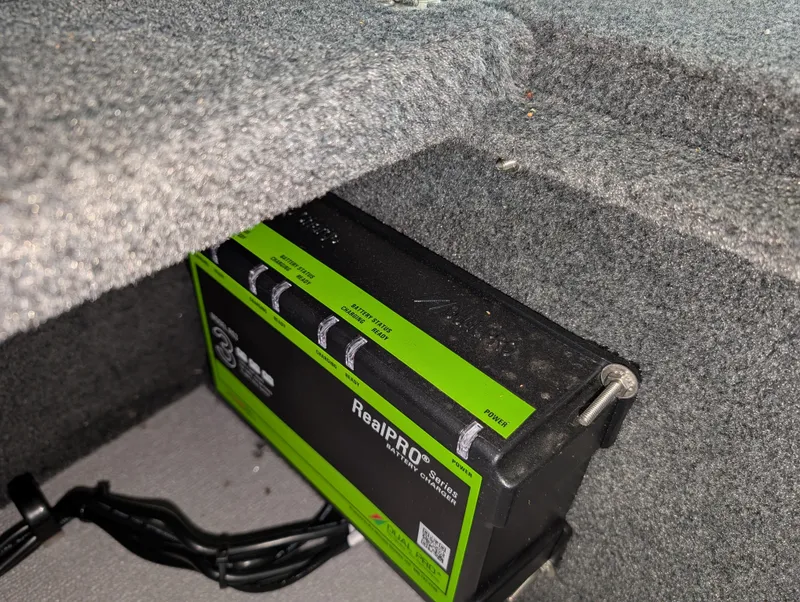 Slide: The Image of Battery compartment of 2023 Starcraft Superfisherman 186 boat. - 8