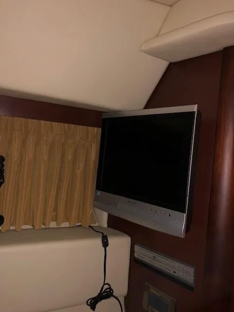 Slide: The Image of Flat-screen TV in 2007 Sea Ray 36 Sedan Bridge cabin. - 35