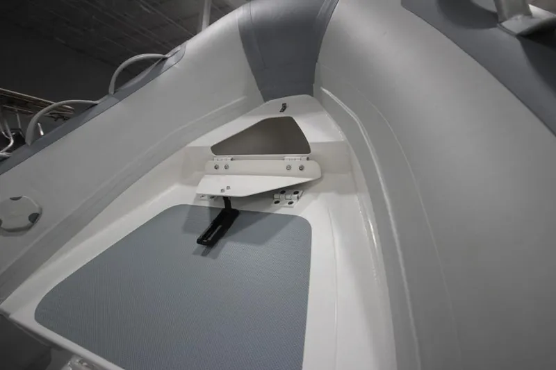Slide: The Image of 2023 Zodiac Cadet 330 DL RIB ALU PVC boat interior detail. - 3