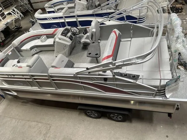 Slide: The Image of 2023 Bennington 21 SXSB boat specifications and pricing sheet. - 3