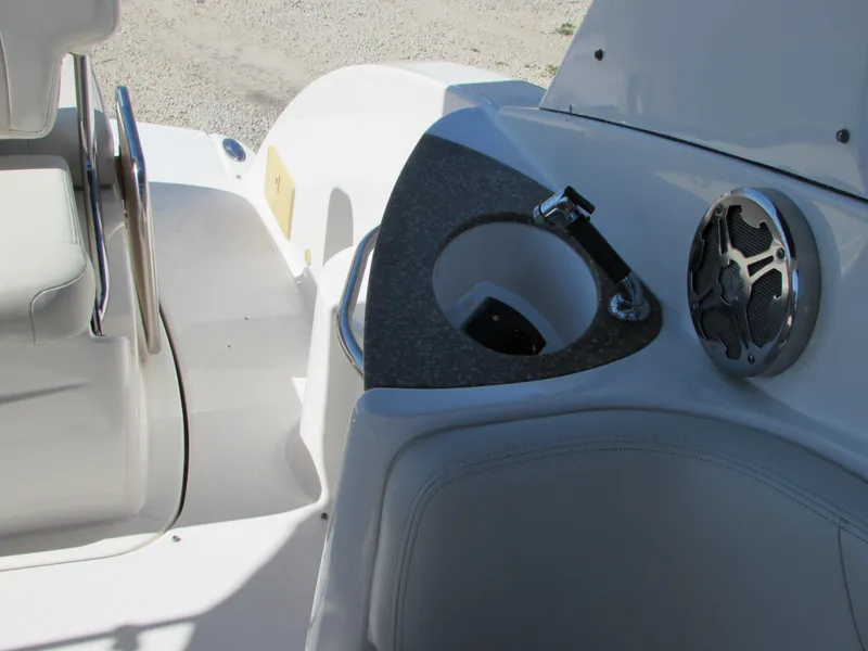 Slide: The Image of 2012 Chaparral Signature boat interior with sink and speaker. - 10