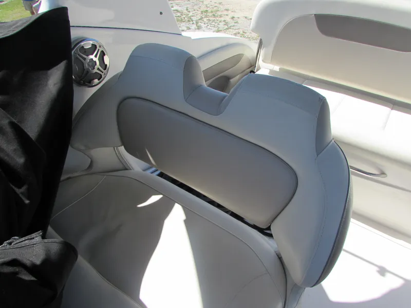 Slide: The Image of 2012 Chaparral Signature boat interior seating and speaker. - 26