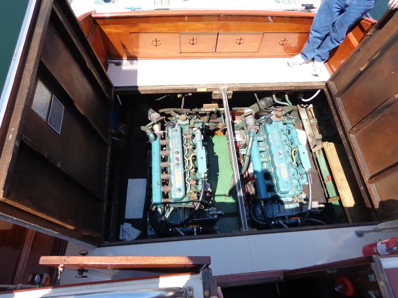 Slide: The Image of Monk Flybridge Sedan 1946 - 55