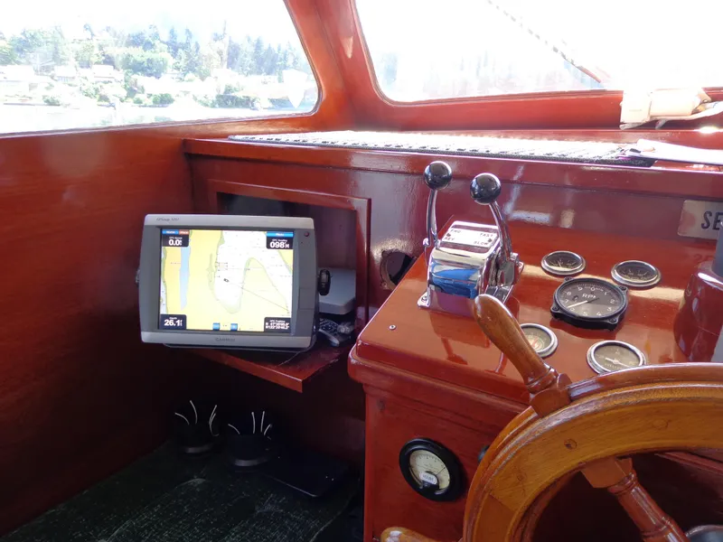 Slide: The Image of Monk Flybridge Sedan 1946 - 70