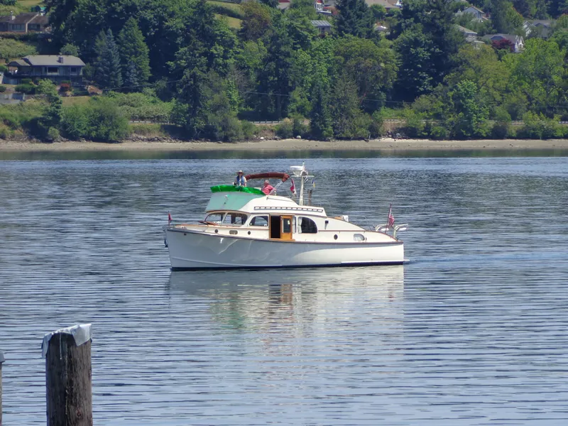 Slide: The Image of Monk Flybridge Sedan 1946 - 78