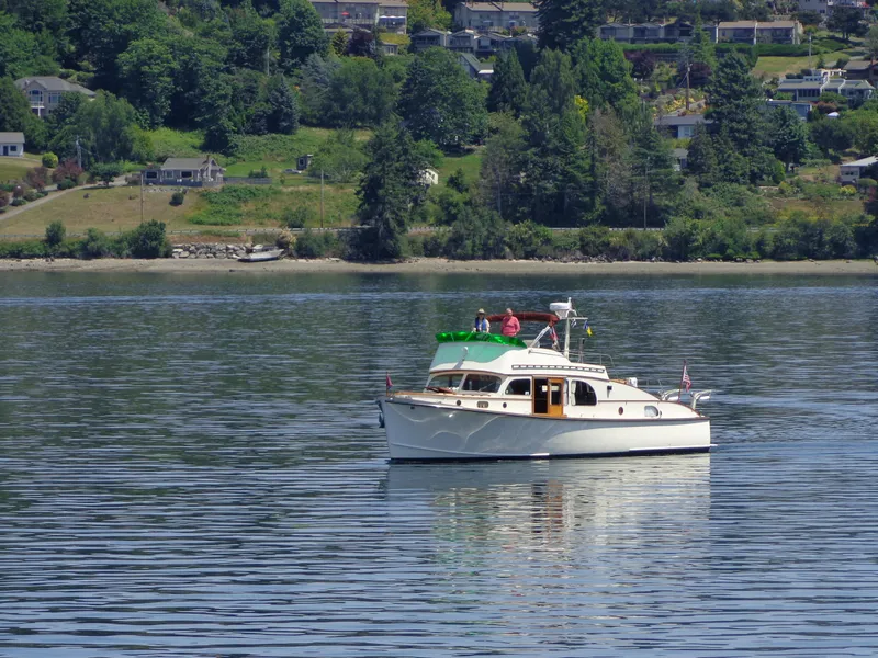 Slide: The Image of Monk Flybridge Sedan 1946 - 79