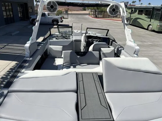 Slide: The Image of 2023 ATX Boats 22 TYPE-S interior with spacious seating and modern design. - 13