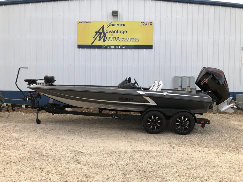 The Image of 2024 iKon LX20 boat on trailer at Advantage Marine dealership. - 0