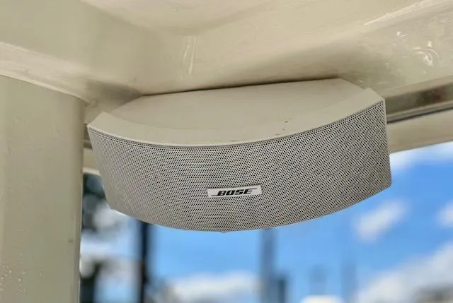 Slide: The Image of Bose speaker installed on a 2000 Silverton 392 Motor Yacht. - 20