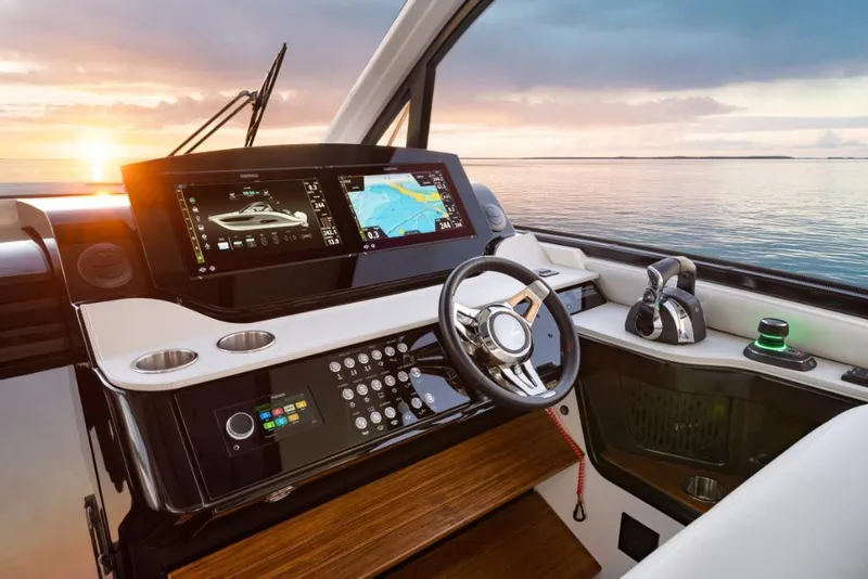 Slide: The Image of Sea Ray Sundancer 370 Outboard 2024 - 21