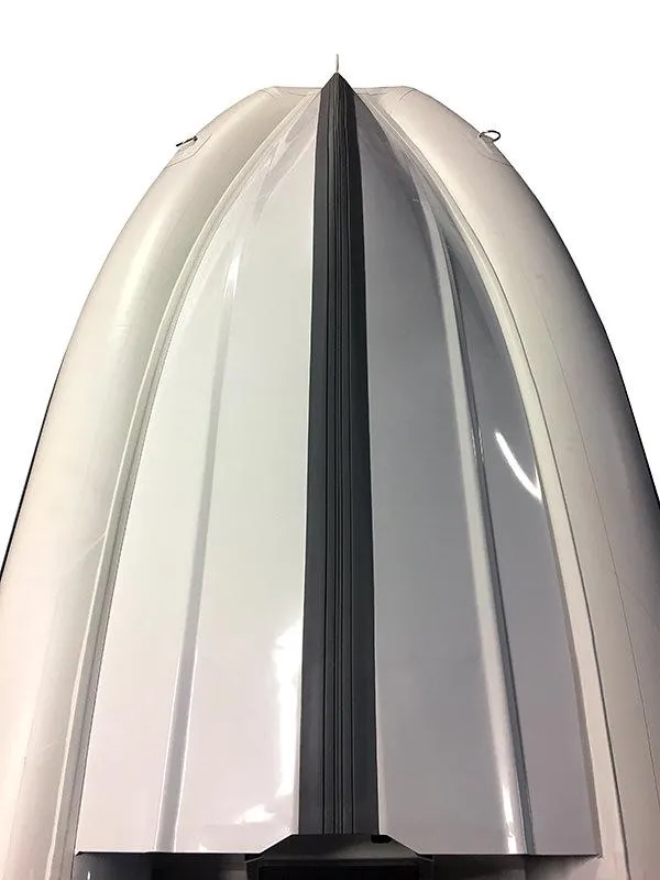 Slide: The Image of 2023 AB Inflatables 10 AL boat hull, top view. - 13
