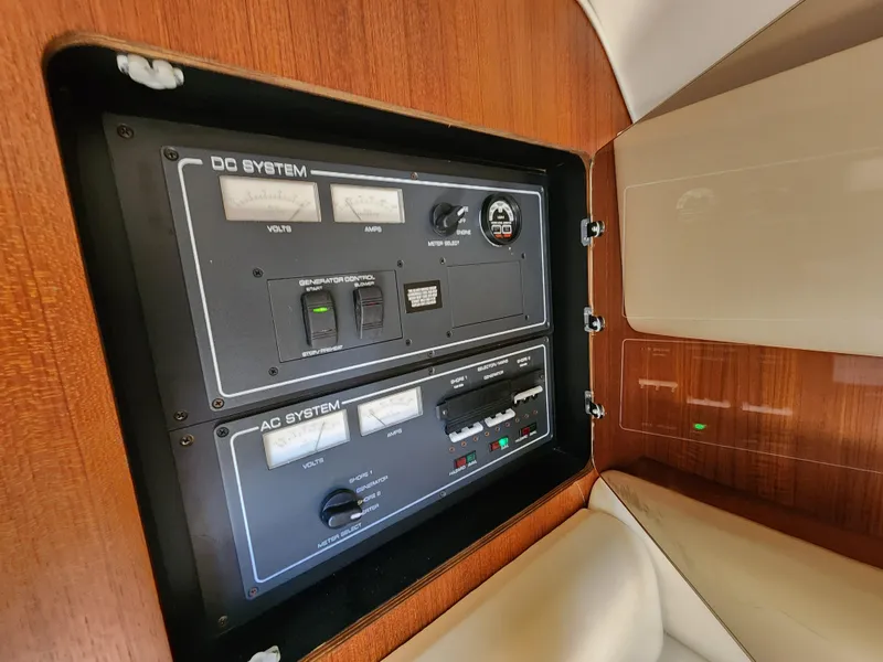 Slide: The Image of Electrical control panel on a 2005 Tiara Yachts 3800 Open boat. - 29