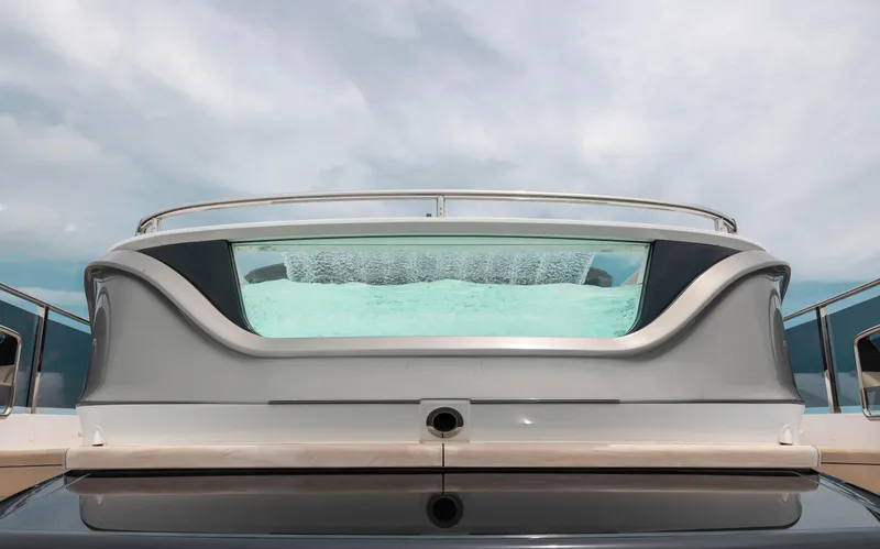 Slide: The Image of Luxury yacht Princess X95 2021 with sleek design and modern features. - 4