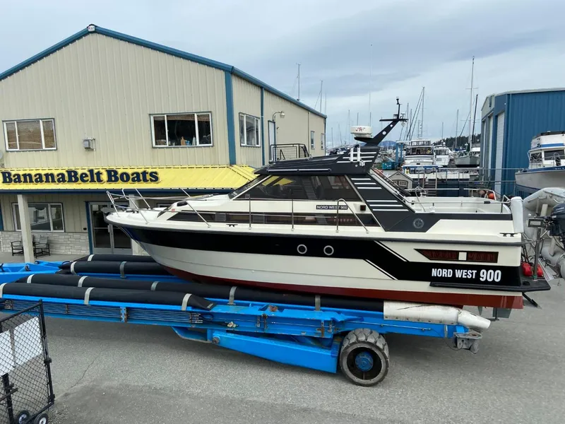 The Image of 1985 Nord West 900 boat on trailer at Banana Belt Boats dealership. - 0